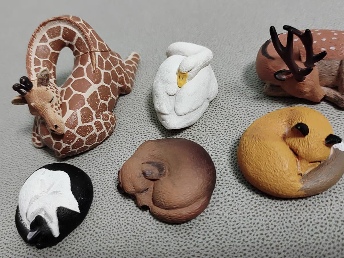 6 PCS/SET Takara tomy Arts Zoo Zoo Zoo Gashapon capsule toys in