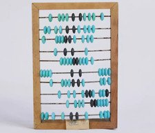 Vintage Retro Holz Abakuszähler Sowjetunion UdSSR Taschenrechner Zählbrett