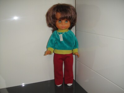 DDR Kult Puppe Ostalgie Mädchen Plastkörper ARI/BIGGI/SONNI ??,70er ?,ca.40 cm
