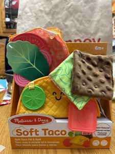 Melissa & Doug Baby Toy Soft Taco Fill & Spill 6+ Months