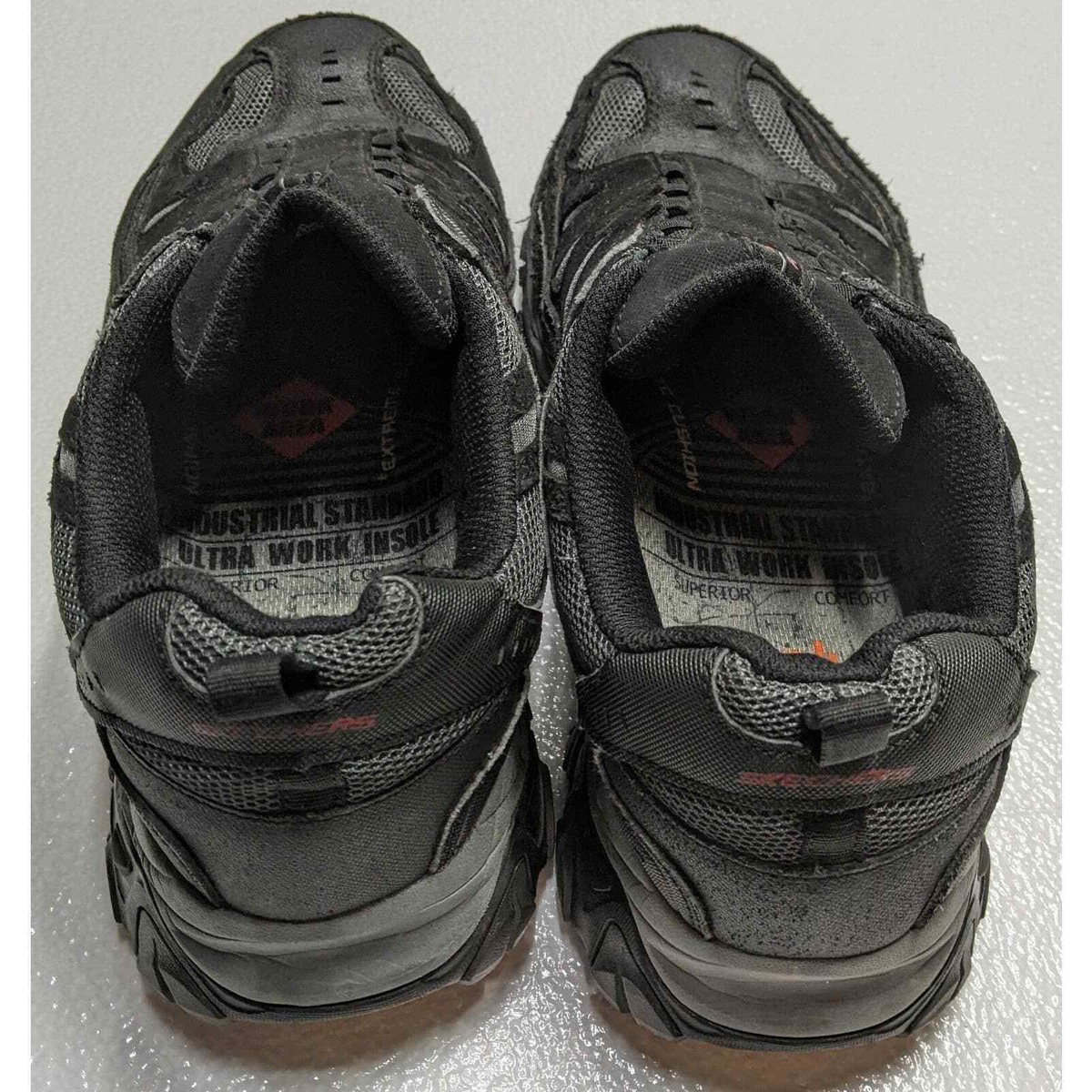 Skechers Afterburn Mens 13 Black Gray Slip On Casual Shoes Sneakers 51866 Men main image 3