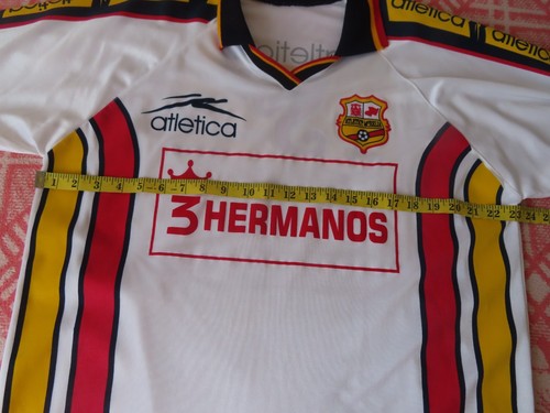 Maglia calcio vintage anni 90 Atletica Morelia Monarcas Mexico Liga MX 3 Hermanos - Foto 7 di 9