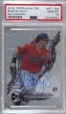 2018 Topps High Tek Pattern 1 Waves/Diagonals Austin Hays PSA 10 GEM MT Auto 8d2
