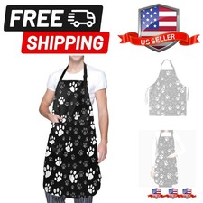 Apron with Pockets Aprons for Women Men Kitchen Chef Apron for Cooking Garden...