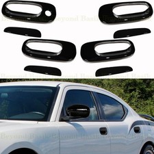 For 2006 2007 2008 2009 2010 Dodge Charger Gloss Black Door Handle Covers