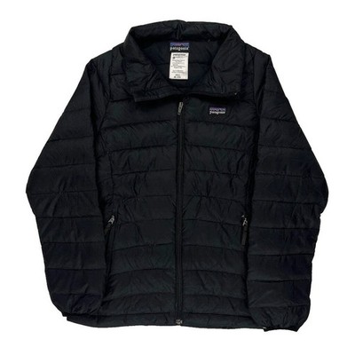 Age 10 Patagonia Puffer - Medium Black Polyester