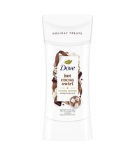 Dove Beauty Holiday Treat Antiperspirant Deodorant Hot Cocoa Swirl 2.6 oz - NEW