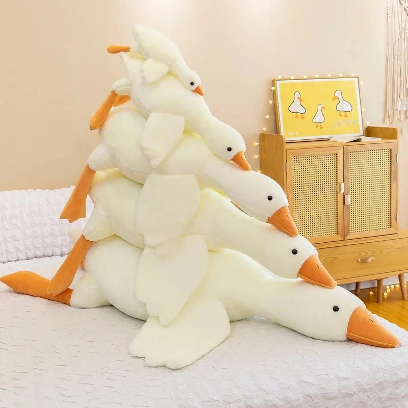 Huge Goose Plush Stuffed Animal Swan Large Pillow Cute Toy White Duck Gift - image 4 of 4