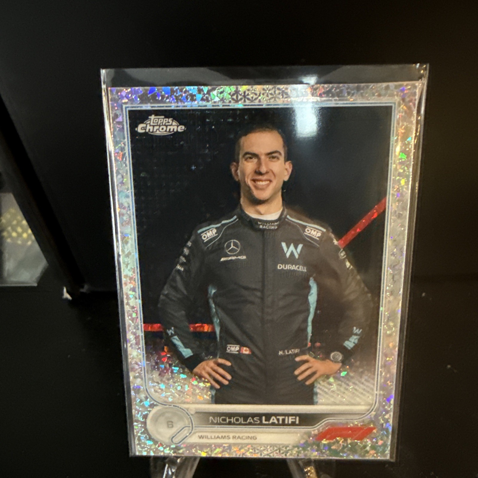 2022 Topps Chrome Formula 1 F1 #51  Nicholas Latifi Mini Diamond Refractors /299