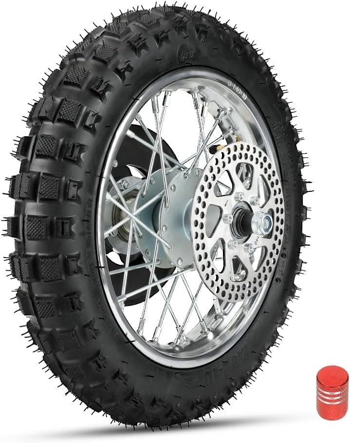 Rear Wheel Assembly For Razor MX500 MX650 SX500 Mini Dirt Rocket Bike 2.50-10