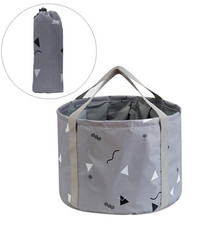 24L Collapsible Foot Bath Basin for Soaking Men Large 811 Ounce , Gray
