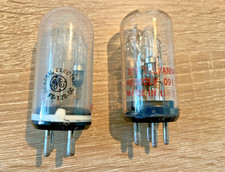 Two Vintage Flash Tube Light Bulbs GTE Sylvania R5120LV 0918 and GE FT-120-GC
