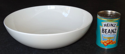 WEDGWOOD JASPIS CONRAN WEISS XL GROSSE SERVIERSCHALE SALAT OBST 30 CM UVP 105 £ SEHR GUTER ZUSTAND