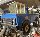 Tonka Mighty Tonka Metal Blue White Tow Truck Toy Vehicle Collectible