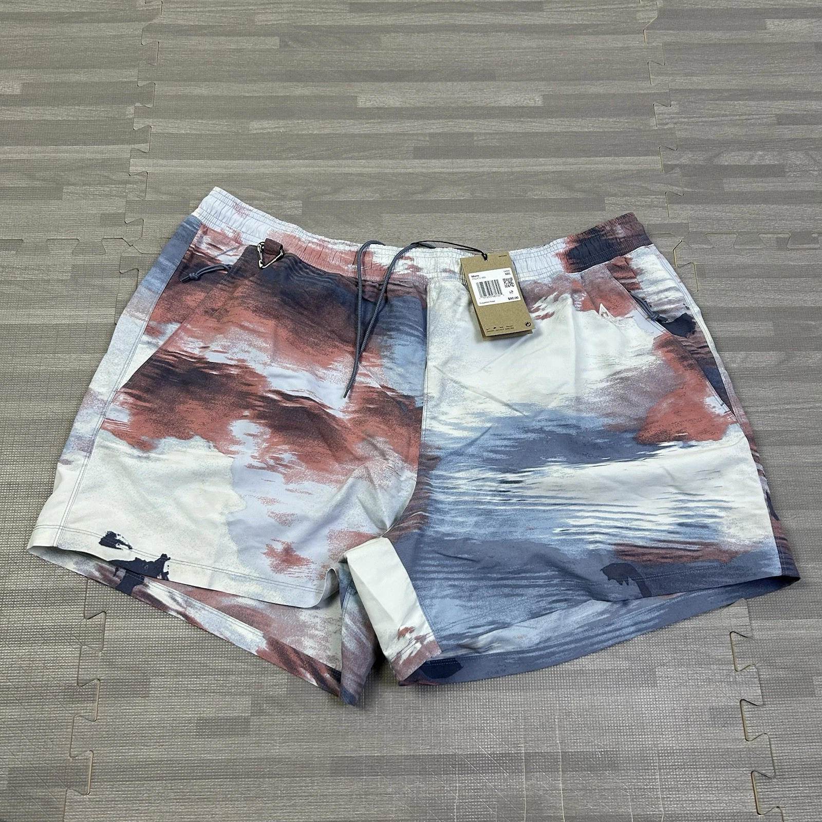 Nike ACG Reservoir Goat AOP Hiking Lined Shorts Mens Size 2XL XXL 5" FN2474 $90