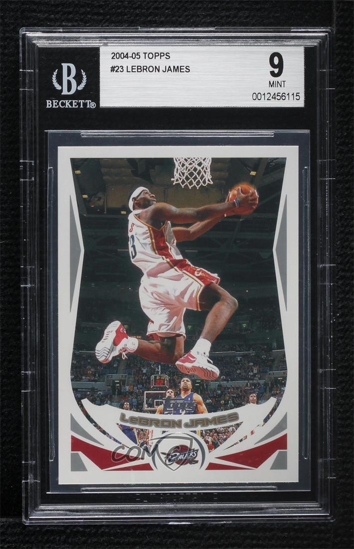 2004-05 Topps LeBron James #23 BGS 9 MINT 0hk8