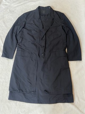 極レア】Yohji Y-3 Nylon Black Overcoat 黒 S Adidas Y3 Yohji