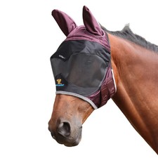 Shires FlyGuard Pro Deluxe Horse Fly Mask with Ears