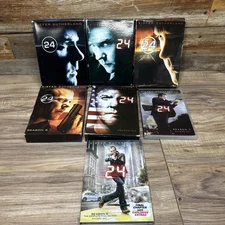 24 Twenty-Four TV Series Seasons 2-8 DVD Set Keifer Sutherland As Jack Bauer