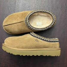 Women's Ugg Tasman Slipper Sheepskin Shoes Outdoor Tan Brown Size 5