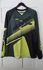 Skidoo snowmobile x team jersey shirt green mens medium Longsleeve BRP ROTAX XPS
