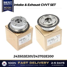 ⭐Genuine⭐ Intake & Exhaust CVVT SET 243502E201 243702E200 for Hyundai Elantra