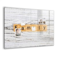 Glas Magnetboard Mit Wiederverwendbarer SchreibfläChe Schwarzem Marker Familie