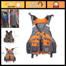 Multifunctional Fly Fishing Vest Life Jacket - Adjustable, Breathable, Lightweig