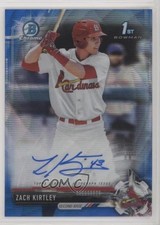 2017 Bowman Draft Chrome Pick Blue Wave Refractor 35/150 Zach Kirtley Auto la8