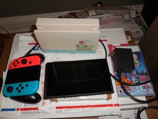Free Shipping! - Nintendo Switch Console Bundle with Red/Blue Joy-Cons - tested