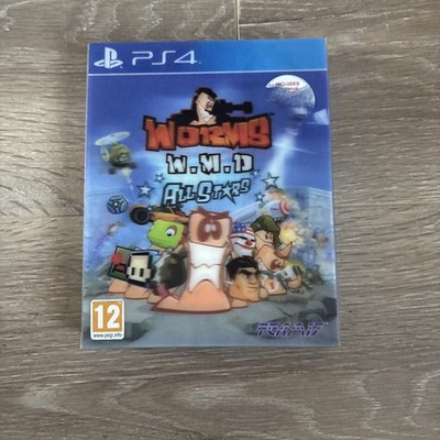 Worms W.M.D All-Stars PS4 Spiel Lenticular Cover komplett mit Handbuch sehr guter Zustand