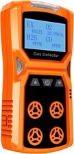 CHNADKS ADKS-4 Portable 4 Gas Detector Monitor for CO O2 H2S Explosive Gases