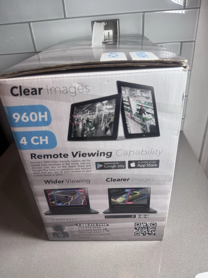 Amcrest AMDV960H4-4B Video Security System - Image 2 of 4