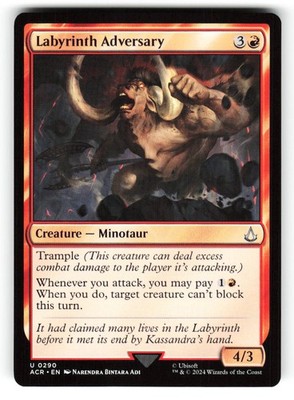Labyrinth Adversary #290 (NM) (Non-Foil) (C) (ACR) Magic MTG