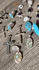 Lot Of 16 Vintage  Sterling Silver 925 Ring, Earrings Mix Style Size 5 To 8