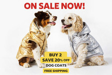 Dog Winter Coat w/ Removable Hood Waterproof Warm