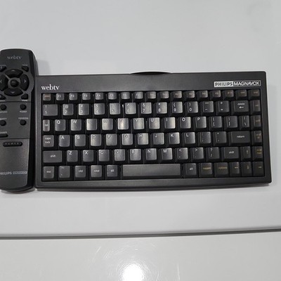 Philips Magnavox webtv Wireless Compact Portable Keyboard KSC-120 Black