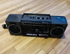 Rare Vintage Aiwa CS 250C Japanese boombox Works Perfectly Tested