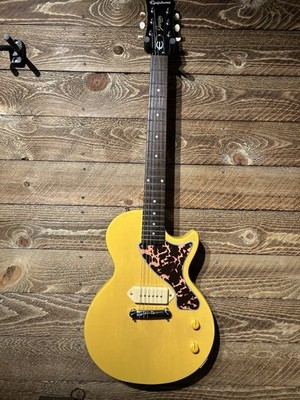 Epiphone Les Paul JR Custom Shop 2011 - TV Yellow, Upgraded w/Hard Tweed Case