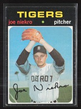1971 Topps #695 Joe Niekro - EX/EX+ High #