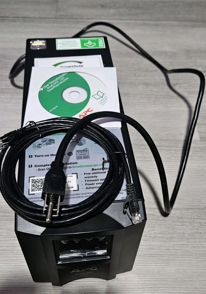 APC Smart-UPS 750VA Tower Battery Backup LCD 120V SmartConnect SMT750C - Image 3 of 4