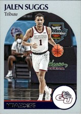 2021 Panini Chronicles Draft Picks Jalen Suggs #53 Black Gonzaga Bulldogs 17I