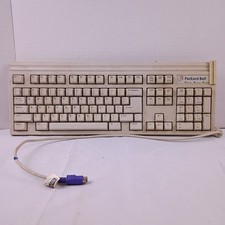 Vintage Packard Bell Mechanical Keyboard 5130 Clicky DS/2 1990s Untested
