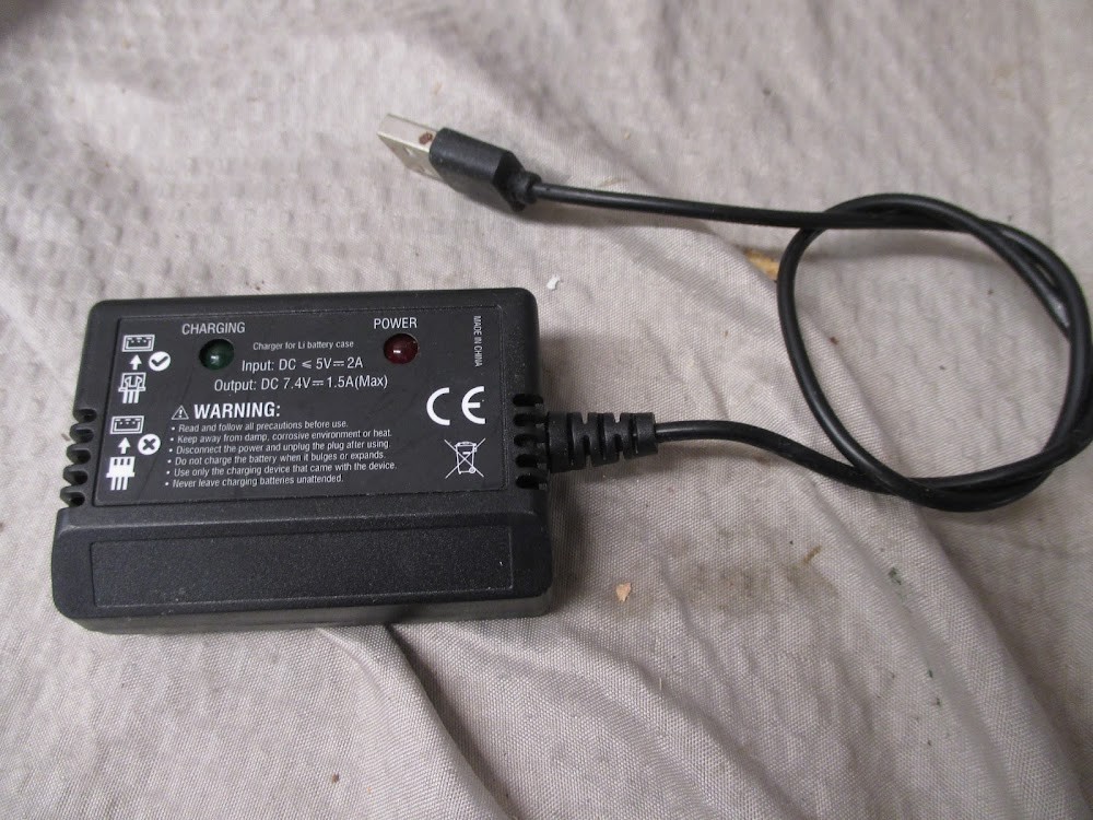 UDI RC 7.4V 1500mA USB Li-Ion Charger | Works Great