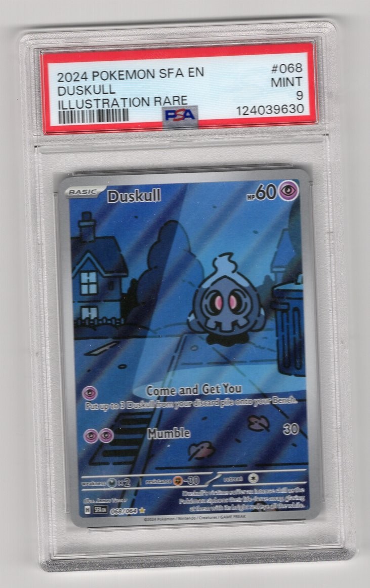 2024 Pokemon Shrouded Fable Duskull 068/064 Illustration Rare PSA 9
