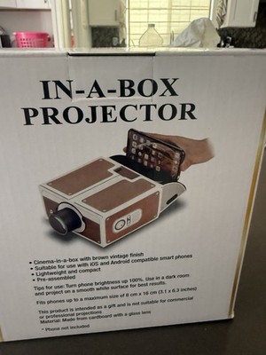 Brown Vintage In-A-Box Projector portable light in box gift