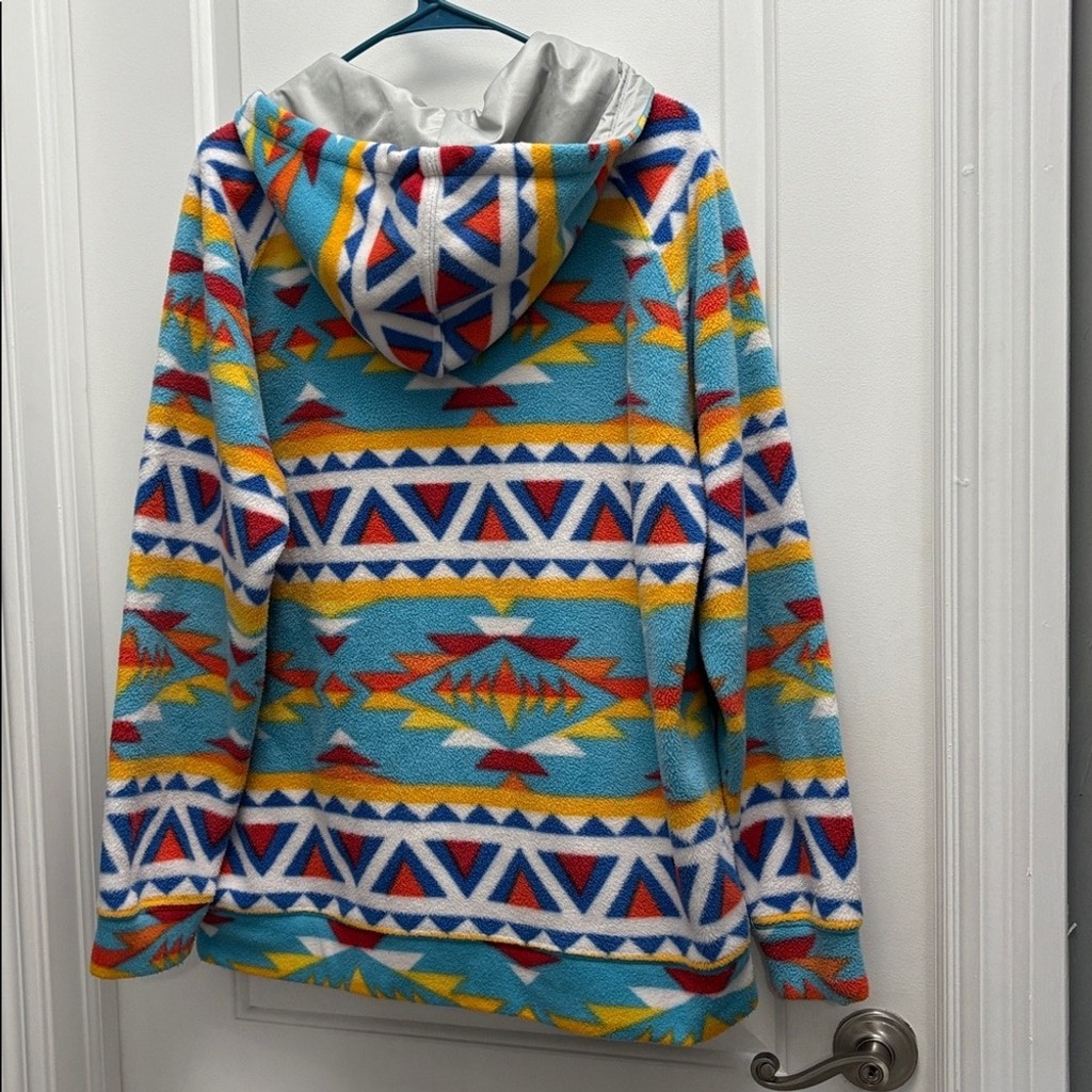 Massive Outdoor Men's Aztec Patterned Jacket Size… - image 7