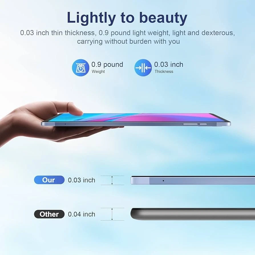 ZDK T30B | Tablet 10,1 Zoll | Octa-Core 6GB RAM+128GB ROM | Android 12 - Bild 2 von 4