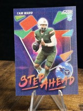 Cam Ward - 2025 Panini Score Step Ahead CASE HIT SSP RARE #SA-CWD Titans RC