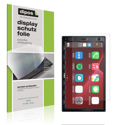 2x Schutzfolie matt für Atoto F7 WE 7 Zoll Displayschutzfolie Folie Display